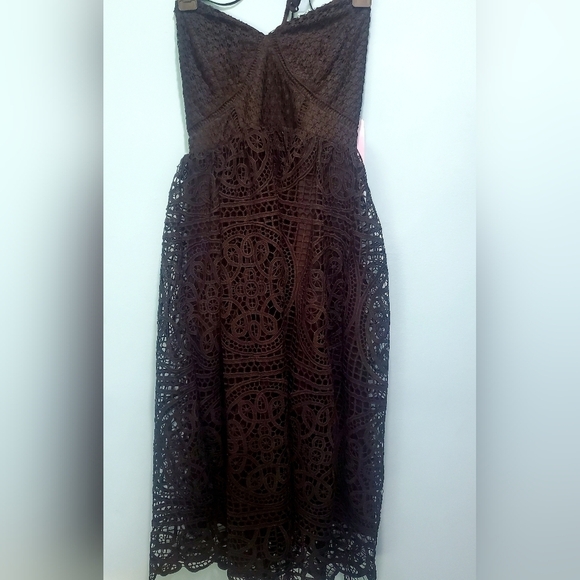 Bundle Only: Just Me Lace And Lined Open corset Women party Cocktail Dress. Sz.M - Picture 8 of 13